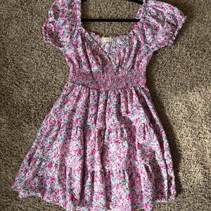 Altar'd State Pink Floral Dress